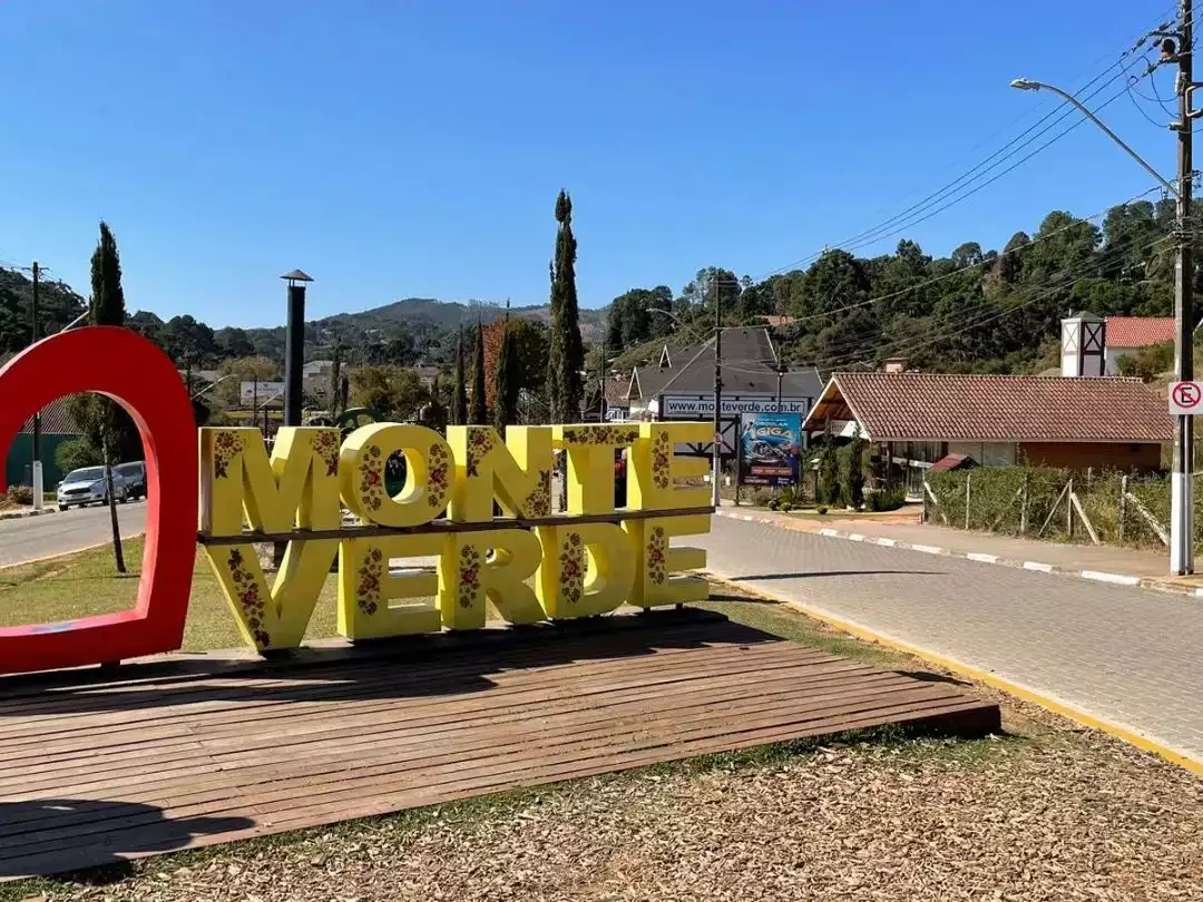 Paisagem de Monte Verde em Minas Gerais durante o inverno