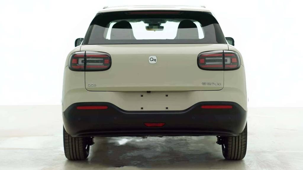 chery-qq3-2026-traseira-MIIT Chery QQ3 em registro do MIIT