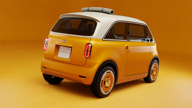 Fiat apresenta microcarro elétrico de quatro lugares inspirado em modelo dos anos 1950 2 1793380334 483 Fiat apresenta microcarro eletrico de quatro lugares inspirado em modelo