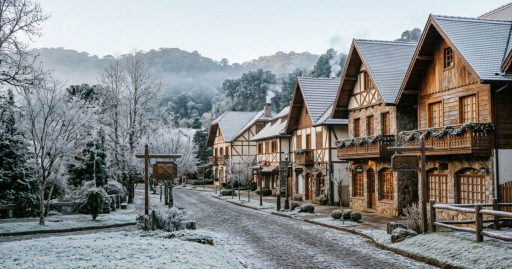 por lá, a neve aparece quase todos os anos