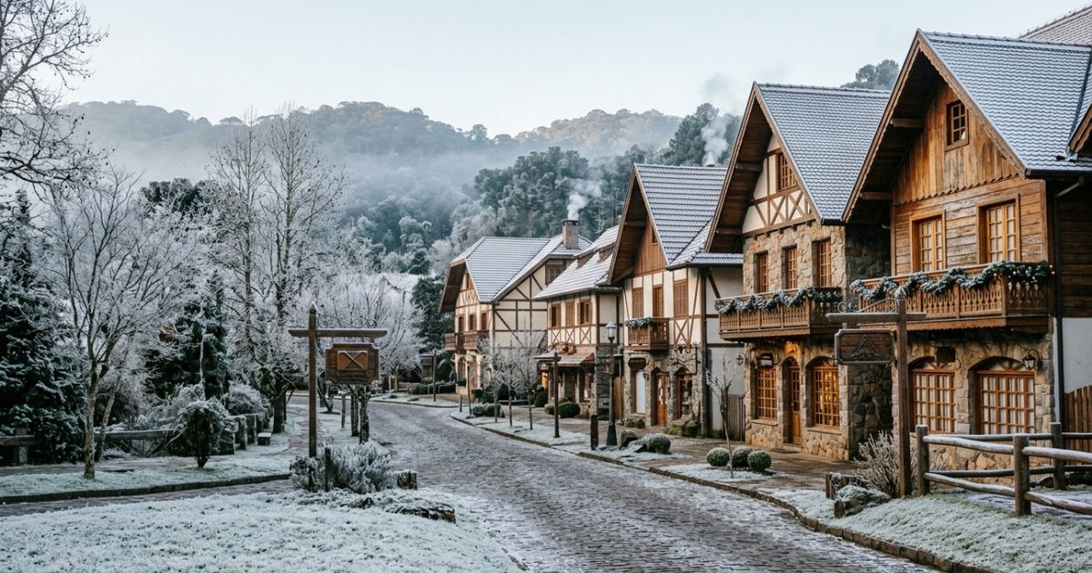 por lá, a neve aparece quase todos os anos