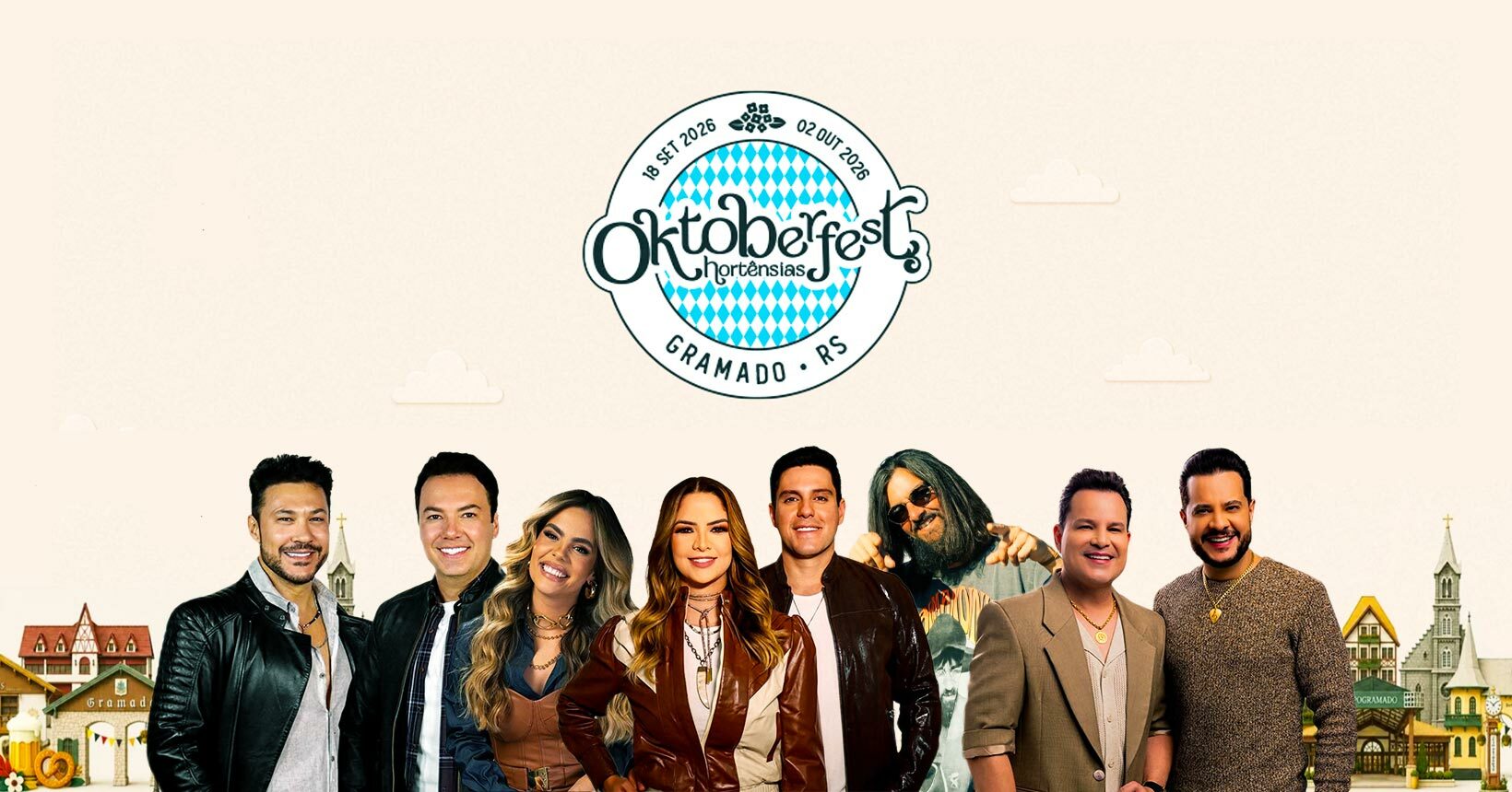 Oktoberfest Gramado 2026 abre venda de ingressos; Armandinho e João Bosco & Vinícius estão entre as atrações