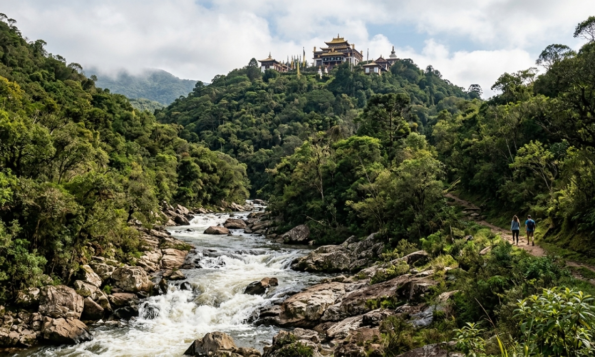 Templo tibetano no alto da montanha e corredeiras de classe III no vale: a cidade gaúcha a 25 km de Gramado que virou capital da aventura - Brasil 247