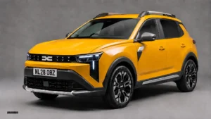 Curiositando 24 Projeção Dacia/Renault Sandero de nova geração amarelo