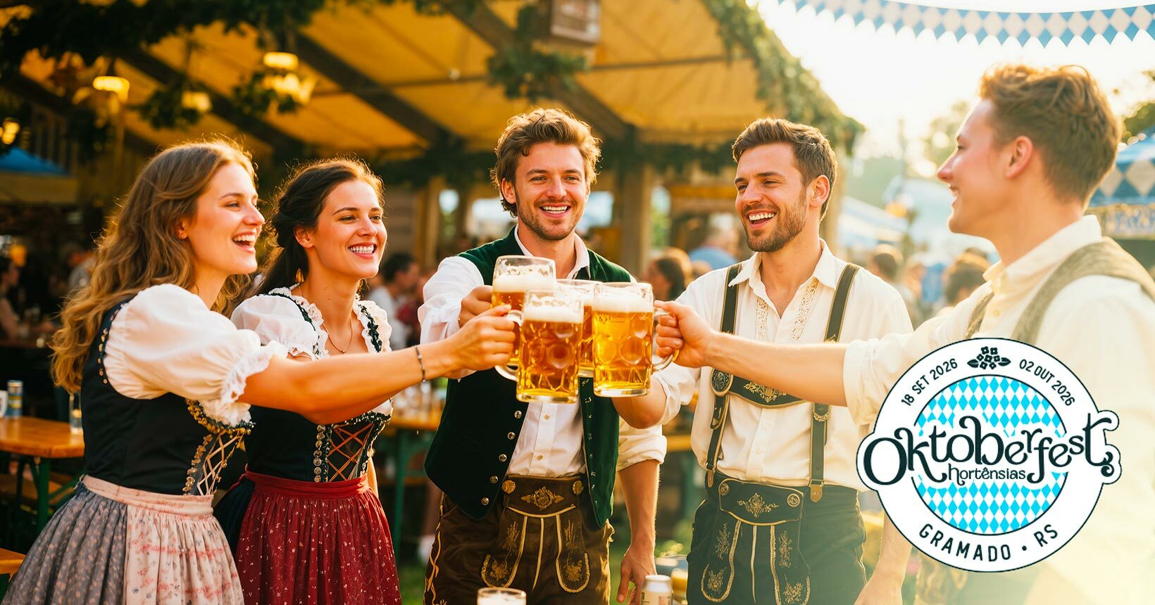 Falta pouco! Oktoberfest de Gramado começa dia 18 e terá baile de música alemã e shows nacionais