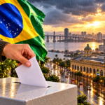 O tempo melhora no decorrer do dia e chega a haver presença de sol em muitas cidades.