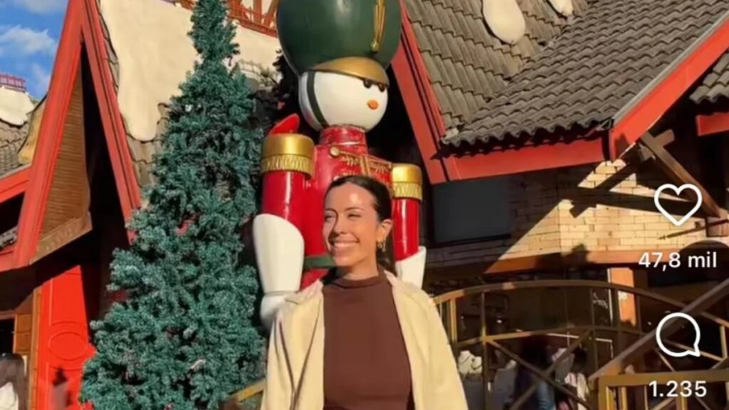 Influenciadora argentina com 5 milhões de seguidores recomenda Gramado como destino de Natal